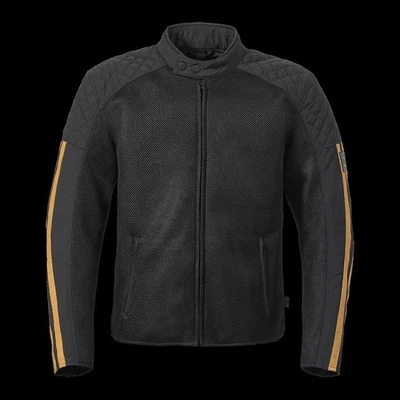 Nueva chaqueta de corredor de motociclista real de carreras de motocicletas de malla de verano para hombre Triumph Braddan Foto 1 de 4