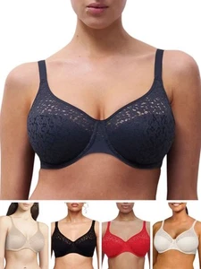 Chantelle Easy Feel Norah Bra Covering Moulded Underwired Mesh Bras Lingerie - Picture 1 of 24