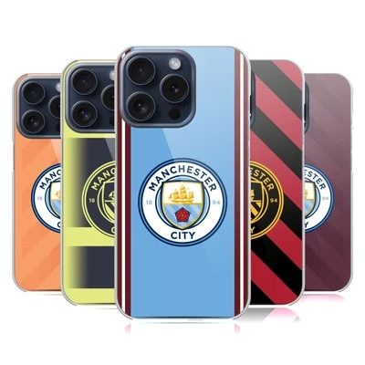 KIT INSIGNIA MANCHESTER CITY MAN CITY FC 2022/23 FUNDA TRASERA PARA TELÉFONOS APPLE iPHONE Foto 1 de 4