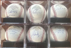 PEDRO FELIZ Signed Rawlings 2008 World Series Baseball Phillies - Picture 1 of 2