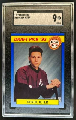 Selecciones del draft de primera fila 1992 Derek Jeter novato radiocontrol novato #55 SGC 9 Foto 1 de 2