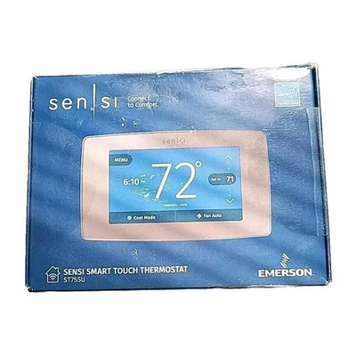 ​Emerson ST75S Sensi Touch 7-day Smart Thermostat w/Touchscreen C-wire Required - Image 1 of 4