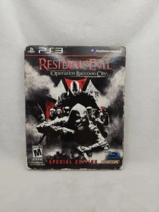Resident Evil Operation Racoon City PS3 Edition Steelbook Spiel Hülle mit Handbuch - Bild 1 von 9