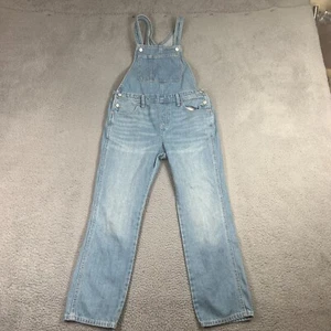 Old Navy Denim Overall Women Girls Bibs Size XL 14-16 Light Wash - Picture 1 of 8