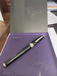 ST Dupont Casino Royale 007 Serie Füllfederhalter Limited Edition 18K Feder mit Box - Bild 1 von 2