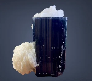 Amazing Bluecap Tourmaline with Albite - Picture 1 of 9
