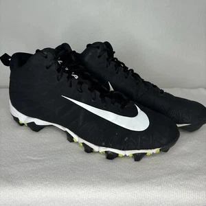 Men’s Nike Alpha FastFlex Sporting Football Cleats Black White 11.5 US NFL - Picture 1 of 9