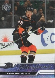 2023-24 Upper Deck Series 1  "YOUNG GUNS" Drew Helleson #220