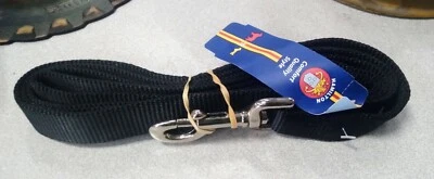 HAMILTON 1" Single-Thick Nylon Dog Lead - Black - Image 1 of 3