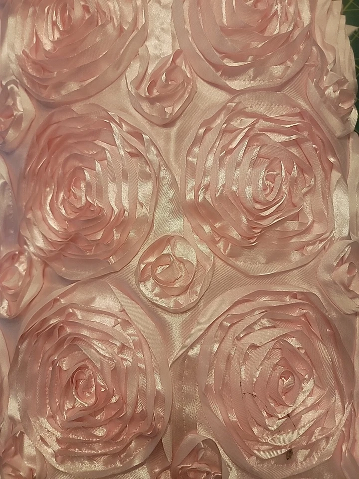Tela Roseta Satén 3 Yardas 31" Yardas Ropa Decoración Baile de graduación Rosa  Foto 1 de 1