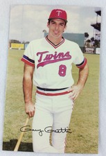 1984 Gary Gaetti, Minnesota Twins Team Issue Postcard w/ facsimile autograph