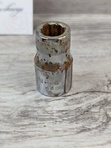 Enchufe poco profundo métrico Craftsman Vintage 11MM 12 puntos 1/2" 44229 G EE. UU. - Imagen 1 de 7