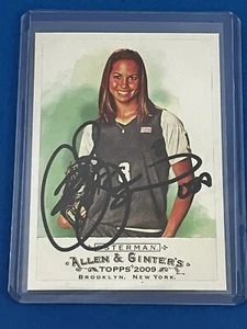 2009 Cat Osterman Signed Allen & Ginter Card Auto Autographed USA Softball - Imagen 1 de 6