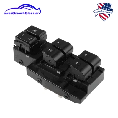 Interruptor de control de ventana eléctrica AUTODOWN para Hyundai Elantra 2017-2020 93570F21004X Foto 1 de 4