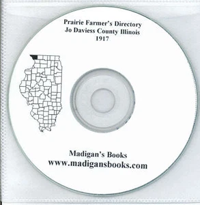 CD de Jo Daviess Co Illinois Galena IL directorio de genealogía historia Prairie Farmer - Imagen 1 de 2