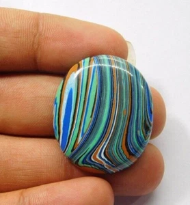 Rainbow Calsilica Cabochon Loose Gemstone Rainbow Calsilica Cabs 50 Cts. ME-8397 - Picture 1 of 3