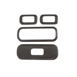 Real Carbon Fiber Interior Window Lift Panel Switch Trim For Benz G500 G63 2019+ - Picture 1 of 9