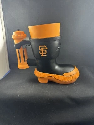 Firefighters Fireman SFFD Appreciation Night 2009 Giants Boot Beer Stein Mug SGA - Image 1 of 3