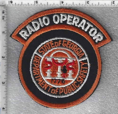 Department of Public Safety (Georgia) Radio Operator Shoulder Patch | eBay