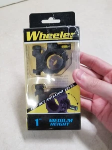 Wheeler 1" Medium Height Pic Rail Scope Rings #1099907 - Picture 1 of 4