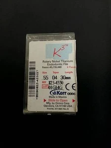 Kerr K3 825-4550 rotierende Nickel Titan endodontische Feile 6 STCK. - Bild 1 von 3