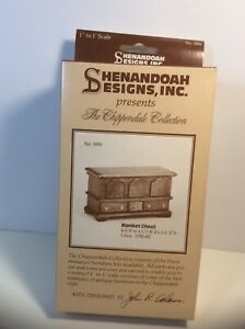Shenandoah Miniature Dollhouse Furniture Kit NIB Blanket Chest 3006