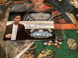 2019 UD Marvel Agents of SHIELD Christine Adams Autogrammkarte - Bild 1 von 5