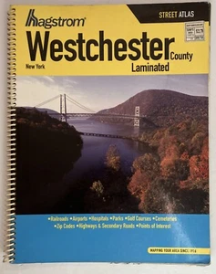 Hagstrom Westchester County New York Laminated Atlas - Picture 1 of 4