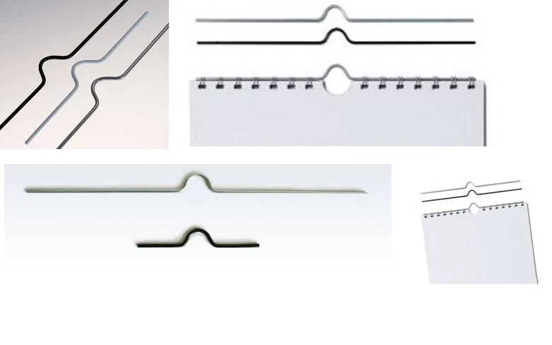 50 GANCI IN METALLO PER CALENDARI LUNGHEZZA CM. 10 COLORE ARGENTO SILVER - Immagine 1 di 1