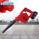 Small Handheld Air Workshop Blow Dust Cordless Leaf Blower W/ Battery & Charger