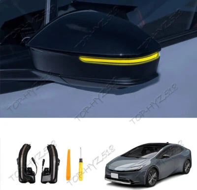 For Toyota Prius/Prime 2023-24 Rearview Mirror Light Turn Signal Lamp Replace 2x Foto 1 de 4