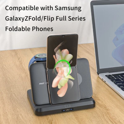 Cargador inalámbrico para teléfono plegable Samsung FOLD - alimentación sin complicaciones Foto 1 de 4