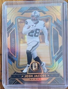 2023 Gold Standard Josh Jacobs /75 Raiders