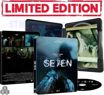 Seven Se7en 4K Ultra HD Blu-ray [Region Free] Limited Edition / Steelbook (UK) - Image 1 of 4