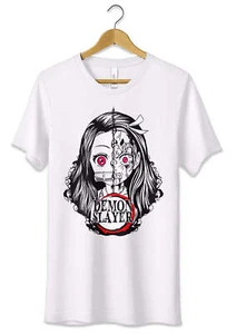 T-Shirt Maglietta Nezuko Demon Slayer Anime Tshirt Uomo Donna Bambino Cosplay - Foto 1 di 3