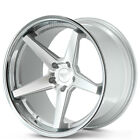 (4) 20X8.5/20X11.5" Ferrada Wheels Fr3 Silver Machined Chrome Lip Rims(B32)