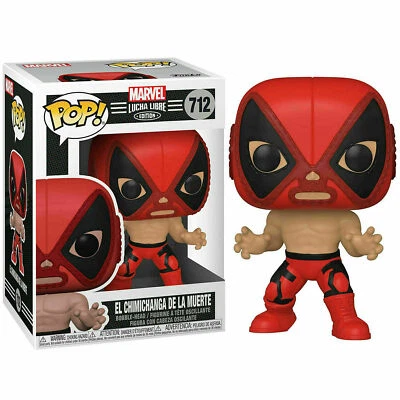 MARVEL LUCHADORES DEADPOOL 3.75" POP VINYL FIGURE EL CHIMICHANGA DE LA MUERTE - Image 1 of 3