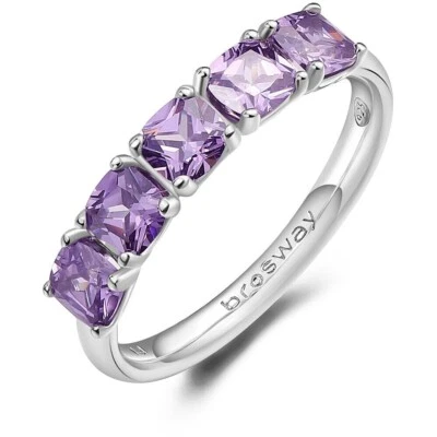 anello a fascia Brosway Fancy gioiello donna colore viola FMP24B - Immagine 1 di 2