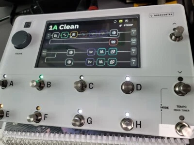 (En espera) Neural DSP QUAD CORTEX Premium Acrílico Cubierta Protectora Blanca Foto 1 de 4