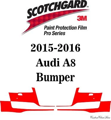 3M Scotchgard Paint Protection Film Pro Series Clear Bra Kit 2015 2016 Audi A8 Foto 1 de 3
