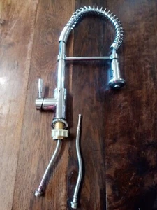 Deva Spring Pull Out Mono Mixer Kitchen Tap DTC 15 - Picture 1 of 8
