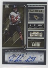 2018 Contenders Draft Picks Playoff Ticket /15 Tre'Quan Smith Rookie Auto RC