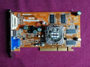SCHEDA GRAFICA AGP ATI Radeon ASUS A9550/GE/TD/P 128 MB AGP - Foto 1 di 3