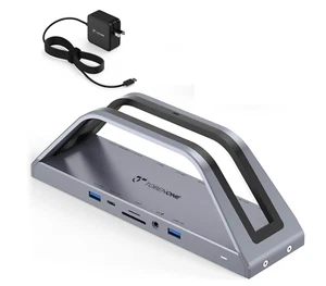 TobenONE 14-in-1 MacBook Pro/Air Docking Station Dual 4K Monitor, Vertical - Picture 1 of 14