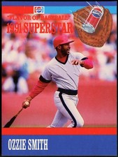 1991 Pepsi Superstar Ozzie Smith #12 St. Louis Cardinals