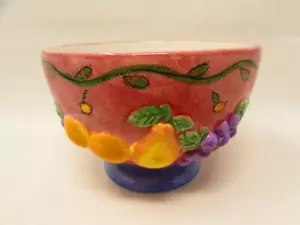 Sangria by Sango Mangos Ice Cream Bowl Sue Zipkin Fruit Motif Multic b407 - Picture 1 of 2