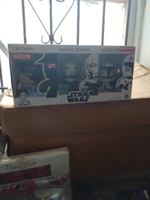 Exclusivo Mini Muggs Set Star Wars Cad Bane Capitán Rex General Grievous Foto 1 de 2