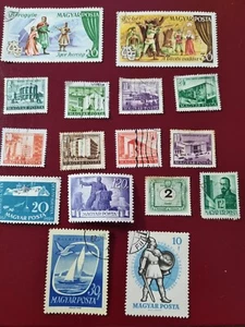 World Stamps. HUNGARY. 16 x different Stamps - Picture 1 of 1
