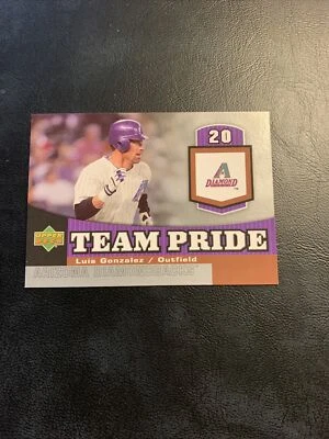 Tp Lg Luis Gonzalez Diamondbacks 2006 upper deck team pride,,￼B38c - Image 1 of 2