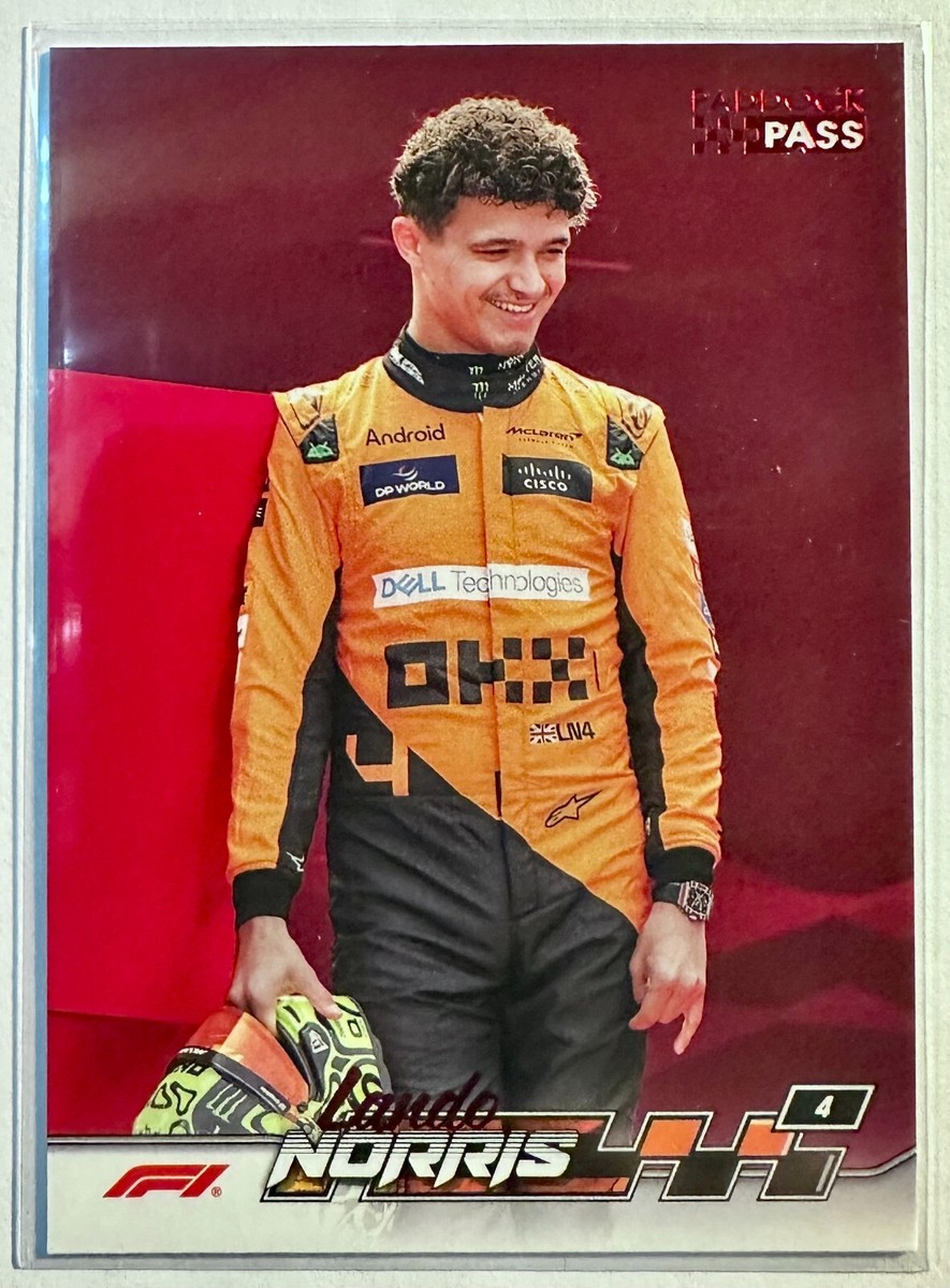 その他 2024 Topps Paddock Pass F1 Lando Norris 2024 Topps Formula 1 Paddock Pass F1 Lando Norris #7 McLaren
